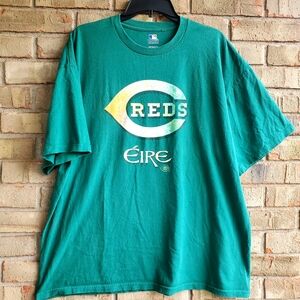 Cincinnati Reds Genuine Merchandise St Patty's Day Baseball Men's 2X Tshirt